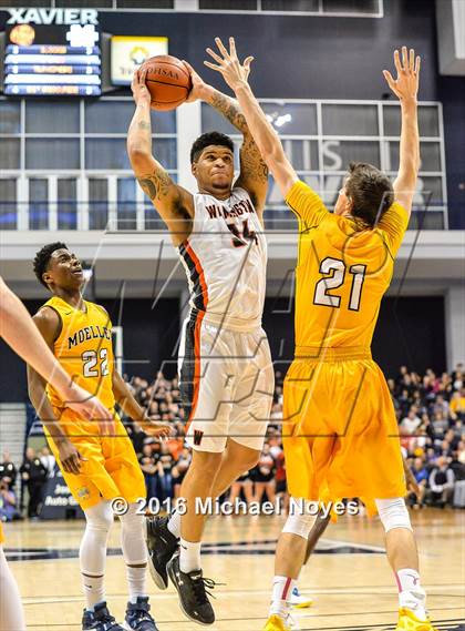 Thumbnail 2 in Wilmington vs. Archbishop Moeller (OHSAA Southwest Regional Playoff) photogallery.