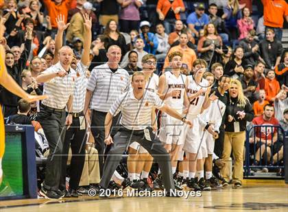 Thumbnail 1 in Wilmington vs. Archbishop Moeller (OHSAA Southwest Regional Playoff) photogallery.