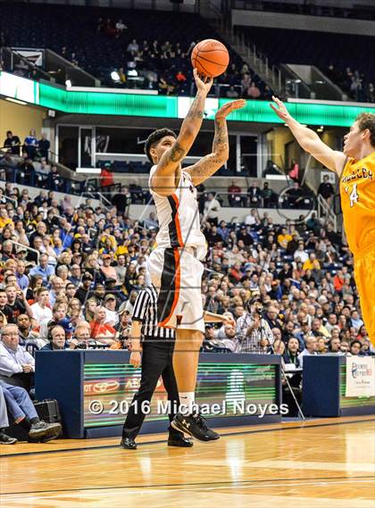 Thumbnail 2 in Wilmington vs. Archbishop Moeller (OHSAA Southwest Regional Playoff) photogallery.