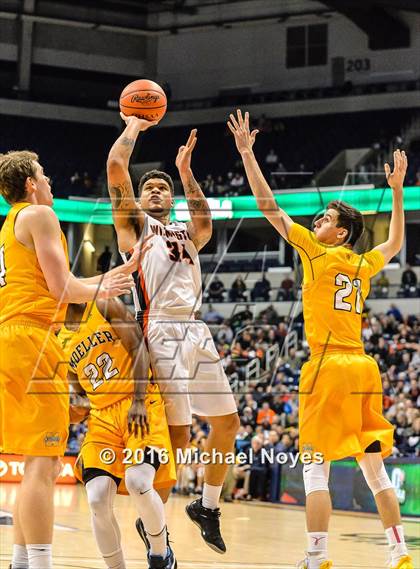 Thumbnail 1 in Wilmington vs. Archbishop Moeller (OHSAA Southwest Regional Playoff) photogallery.