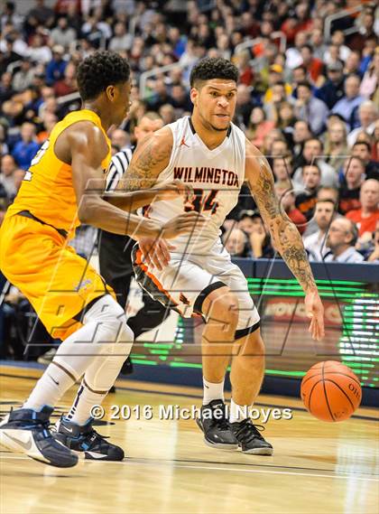 Thumbnail 2 in Wilmington vs. Archbishop Moeller (OHSAA Southwest Regional Playoff) photogallery.