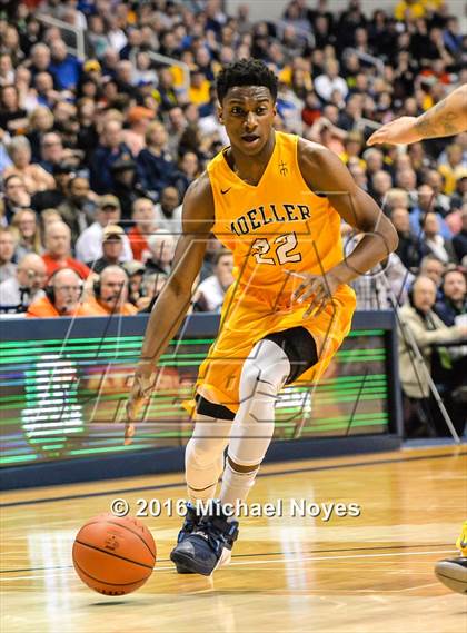 Thumbnail 3 in Wilmington vs. Archbishop Moeller (OHSAA Southwest Regional Playoff) photogallery.