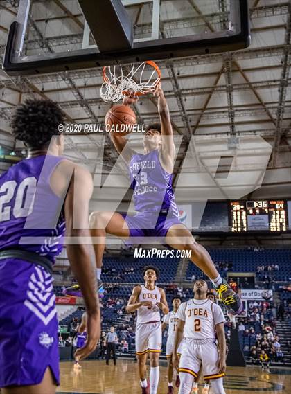 Thumbnail 1 in Garfield vs. O'Dea (WIAA 3A Final)  photogallery.