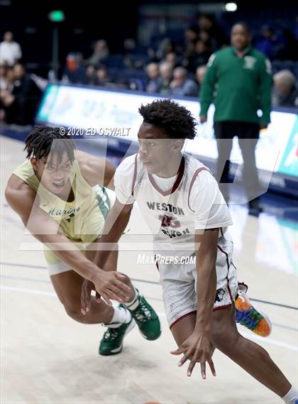 Thumbnail 3 in Weston Ranch vs. Moreau Catholic (MaxPreps MLK Classic) photogallery.