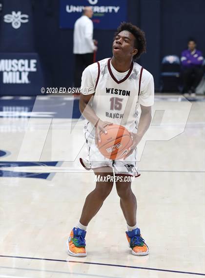 Thumbnail 1 in Weston Ranch vs. Moreau Catholic (MaxPreps MLK Classic) photogallery.