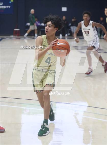 Thumbnail 2 in Weston Ranch vs. Moreau Catholic (MaxPreps MLK Classic) photogallery.