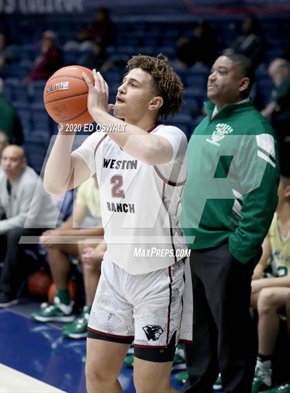 Thumbnail 2 in Weston Ranch vs. Moreau Catholic (MaxPreps MLK Classic) photogallery.
