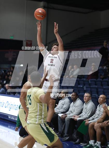 Thumbnail 3 in Weston Ranch vs. Moreau Catholic (MaxPreps MLK Classic) photogallery.