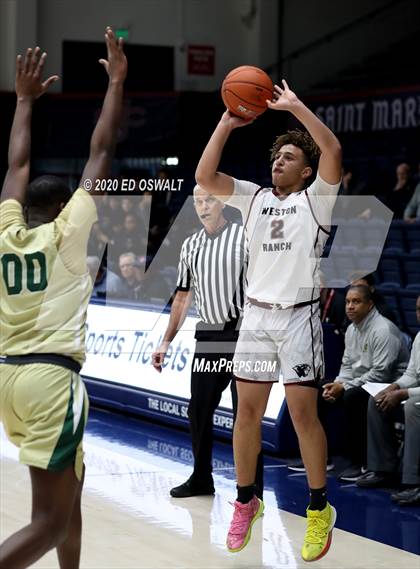 Thumbnail 2 in Weston Ranch vs. Moreau Catholic (MaxPreps MLK Classic) photogallery.