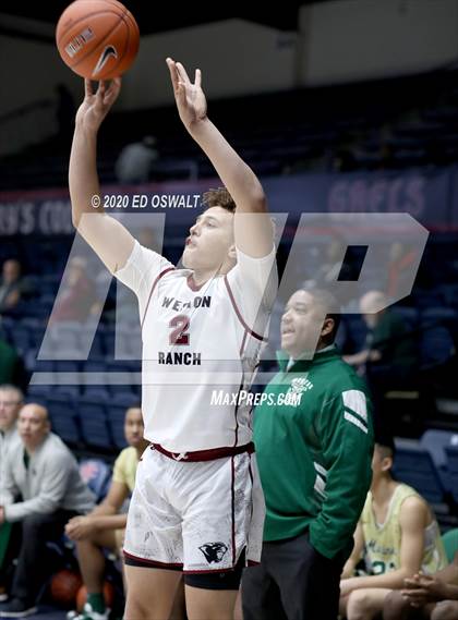 Thumbnail 3 in Weston Ranch vs. Moreau Catholic (MaxPreps MLK Classic) photogallery.