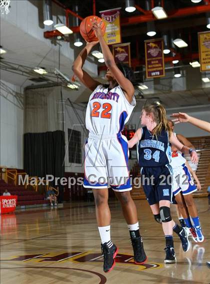 Thumbnail 3 in University vs. Marshall (CIF LA City Section Final) photogallery.