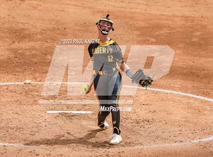 Thumbnail 3 in Calallen vs. Liberty (UIL 4A Softball Final) photogallery.