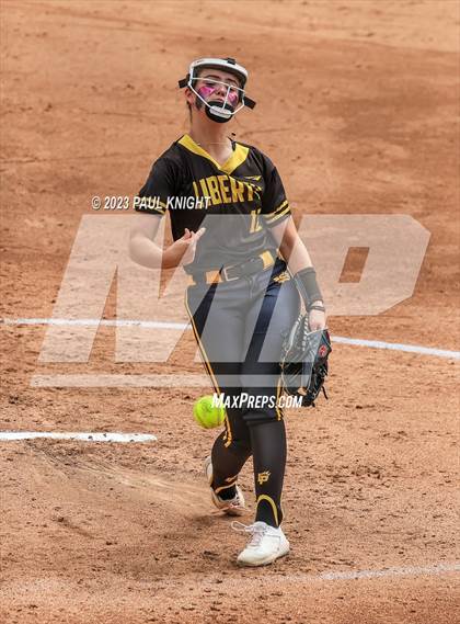 Thumbnail 1 in Calallen vs. Liberty (UIL 4A Softball Final) photogallery.