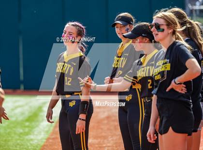 Thumbnail 3 in Calallen vs. Liberty (UIL 4A Softball Final) photogallery.