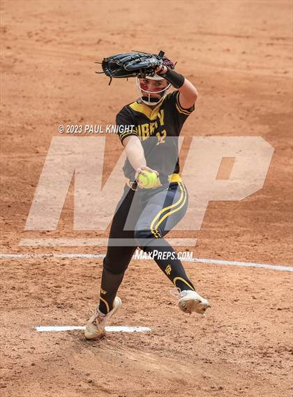 Thumbnail 2 in Calallen vs. Liberty (UIL 4A Softball Final) photogallery.
