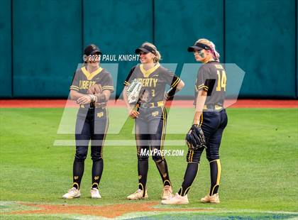 Thumbnail 3 in Calallen vs. Liberty (UIL 4A Softball Final) photogallery.