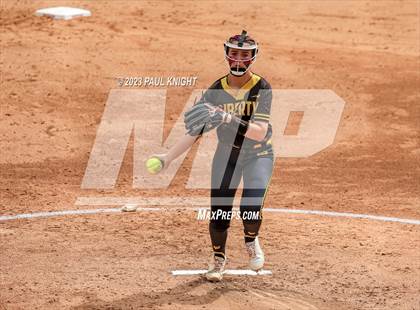 Thumbnail 2 in Calallen vs. Liberty (UIL 4A Softball Final) photogallery.