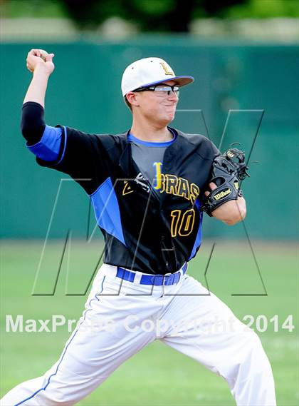 Thumbnail 1 in Lincoln vs Yuba City (CIF SJS D3 Playoff) photogallery.