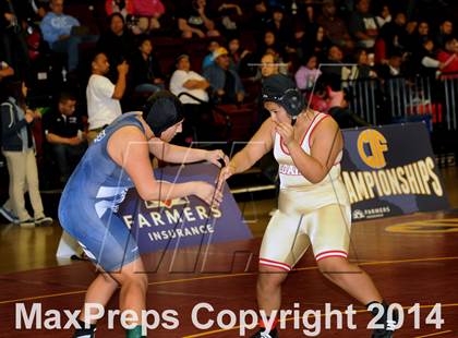 Thumbnail 2 in CIF State Girls Wrestling Championships (Consolation Round 1A) photogallery.