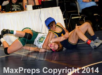 Thumbnail 3 in CIF State Girls Wrestling Championships (Consolation Round 1A) photogallery.