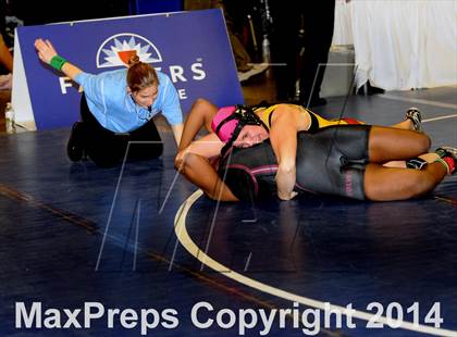 Thumbnail 2 in CIF State Girls Wrestling Championships (Consolation Round 1A) photogallery.