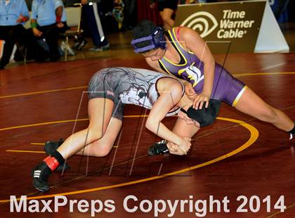 Thumbnail 1 in CIF State Girls Wrestling Championships (Consolation Round 1A) photogallery.