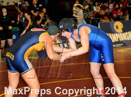 Thumbnail 1 in CIF State Girls Wrestling Championships (Consolation Round 1A) photogallery.
