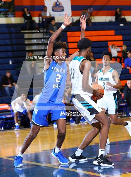 Thumbnail 3 in Federal Way vs. Sheldon (Tarkanian Classic) photogallery.