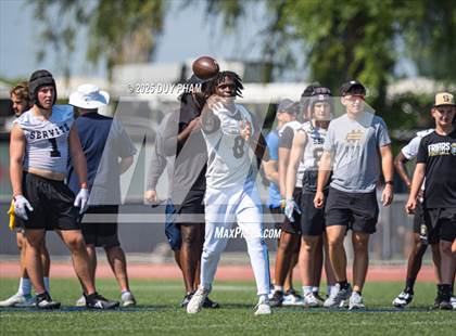 Thumbnail 2 in La Sierra vs Servite (7 on 7 Brave 8 Invitational) photogallery.