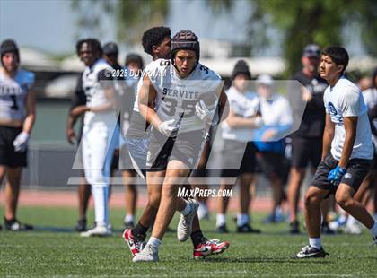 Thumbnail 3 in La Sierra vs Servite (7 on 7 Brave 8 Invitational) photogallery.