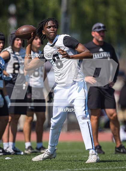 Thumbnail 3 in La Sierra vs Servite (7 on 7 Brave 8 Invitational) photogallery.