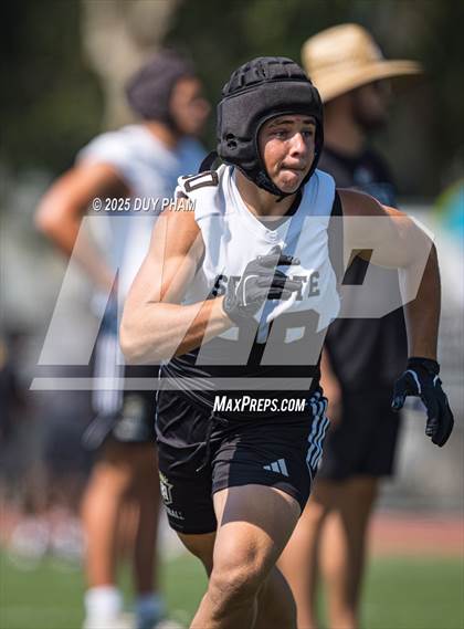 Thumbnail 2 in La Sierra vs Servite (7 on 7 Brave 8 Invitational) photogallery.