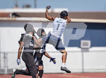 Thumbnail 2 in La Sierra vs Servite (7 on 7 Brave 8 Invitational) photogallery.