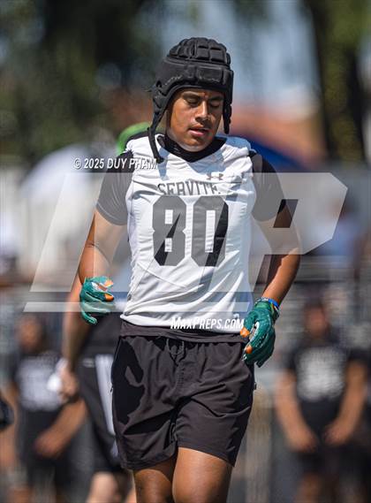 Thumbnail 3 in La Sierra vs Servite (7 on 7 Brave 8 Invitational) photogallery.