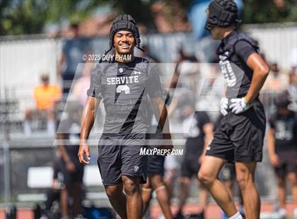 Thumbnail 2 in La Sierra vs Servite (7 on 7 Brave 8 Invitational) photogallery.