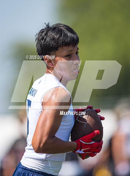 Thumbnail 3 in La Sierra vs Servite (7 on 7 Brave 8 Invitational) photogallery.