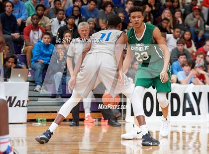 Thumbnail 2 in Tampa Catholic vs. Hillcrest Prep (Holiday Invitational) photogallery.