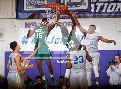 Thumbnail 1 in Tampa Catholic vs. Hillcrest Prep (Holiday Invitational) photogallery.