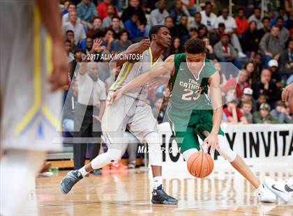 Thumbnail 1 in Tampa Catholic vs. Hillcrest Prep (Holiday Invitational) photogallery.