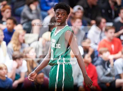 Thumbnail 2 in Tampa Catholic vs. Hillcrest Prep (Holiday Invitational) photogallery.