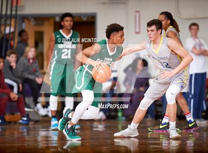 Thumbnail 3 in Tampa Catholic vs. Hillcrest Prep (Holiday Invitational) photogallery.
