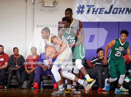 Thumbnail 1 in Tampa Catholic vs. Hillcrest Prep (Holiday Invitational) photogallery.