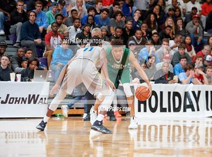 Thumbnail 1 in Tampa Catholic vs. Hillcrest Prep (Holiday Invitational) photogallery.