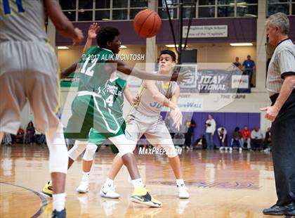 Thumbnail 2 in Tampa Catholic vs. Hillcrest Prep (Holiday Invitational) photogallery.