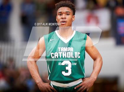Thumbnail 3 in Tampa Catholic vs. Hillcrest Prep (Holiday Invitational) photogallery.