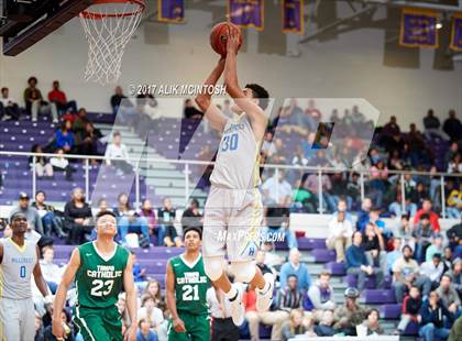 Thumbnail 1 in Tampa Catholic vs. Hillcrest Prep (Holiday Invitational) photogallery.