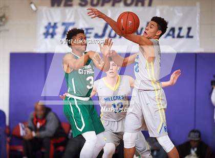 Thumbnail 1 in Tampa Catholic vs. Hillcrest Prep (Holiday Invitational) photogallery.