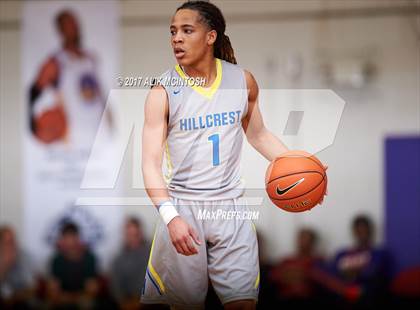 Thumbnail 3 in Tampa Catholic vs. Hillcrest Prep (Holiday Invitational) photogallery.