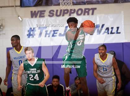 Thumbnail 2 in Tampa Catholic vs. Hillcrest Prep (Holiday Invitational) photogallery.