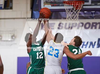 Thumbnail 2 in Tampa Catholic vs. Hillcrest Prep (Holiday Invitational) photogallery.